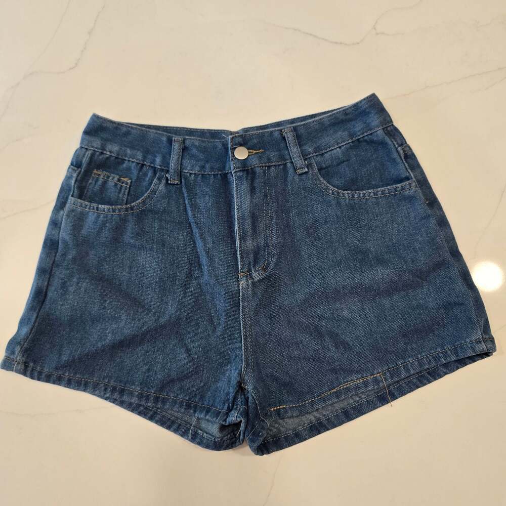 Denim Blue Women´s Shorts Jean Shorts,